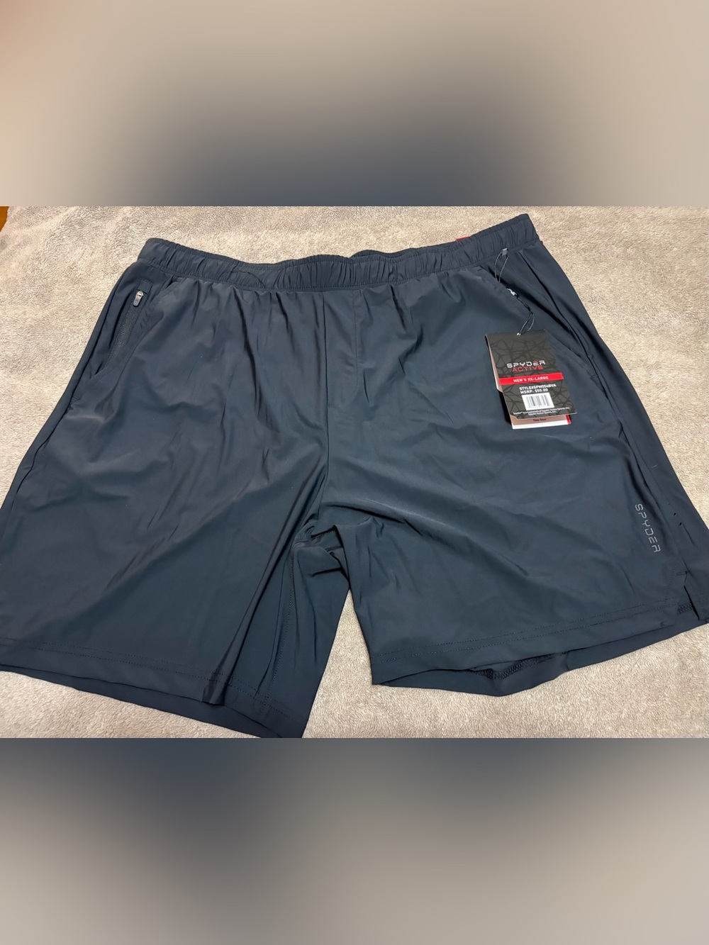 Spyder Men's Navy Athletic Performance Shorts